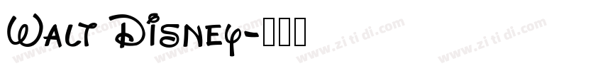 Walt Disney字体转换